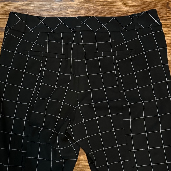 Elle Black Checkered Dress Pants - Picture 6 of 8